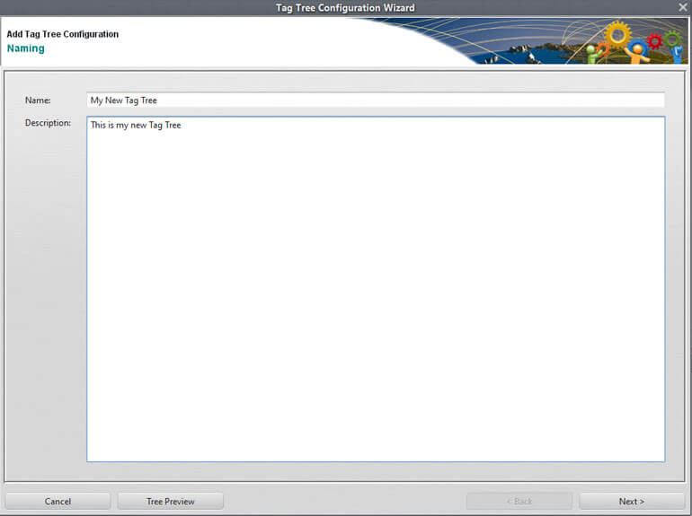 Configuration of a tag tree in StableNet® screenshot StableNet® tag tree computer menu