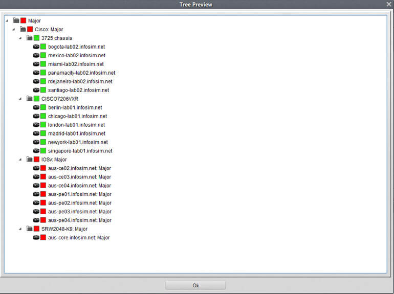 screenshot StableNet® tag tree computer menu