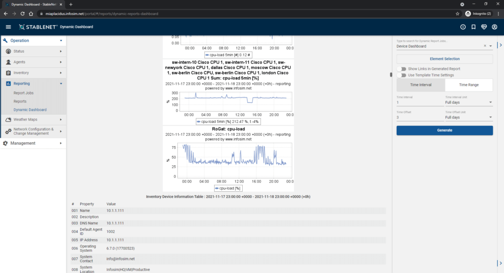 Dynamic Dashboard