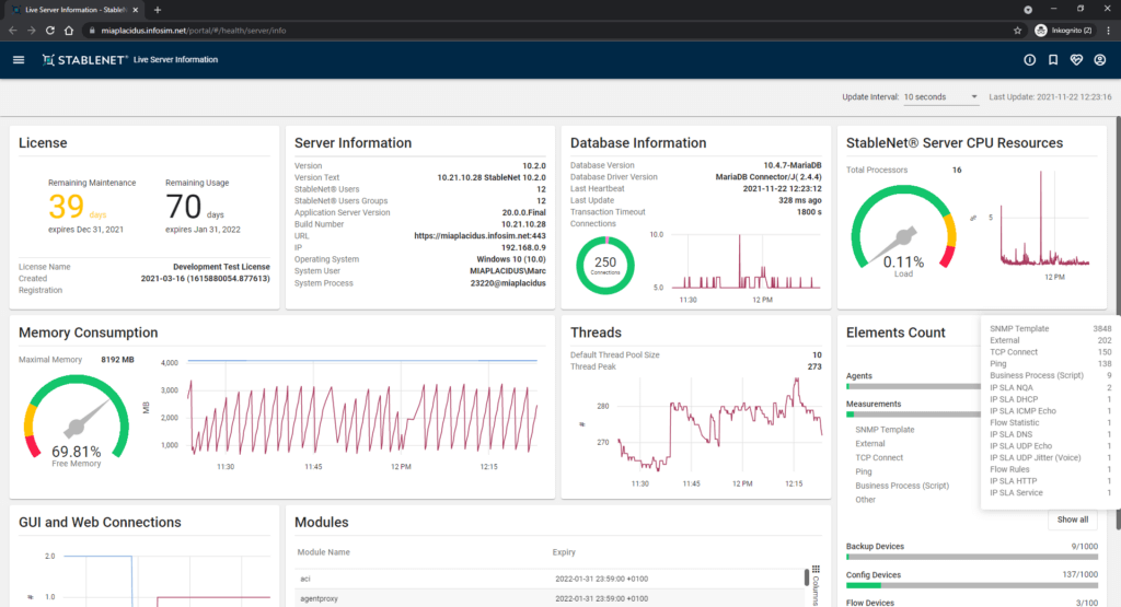 Server Monitoring Dashboard
