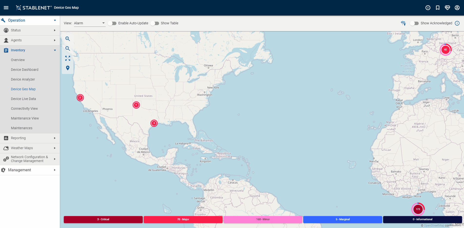 Geo Map With Drill Down