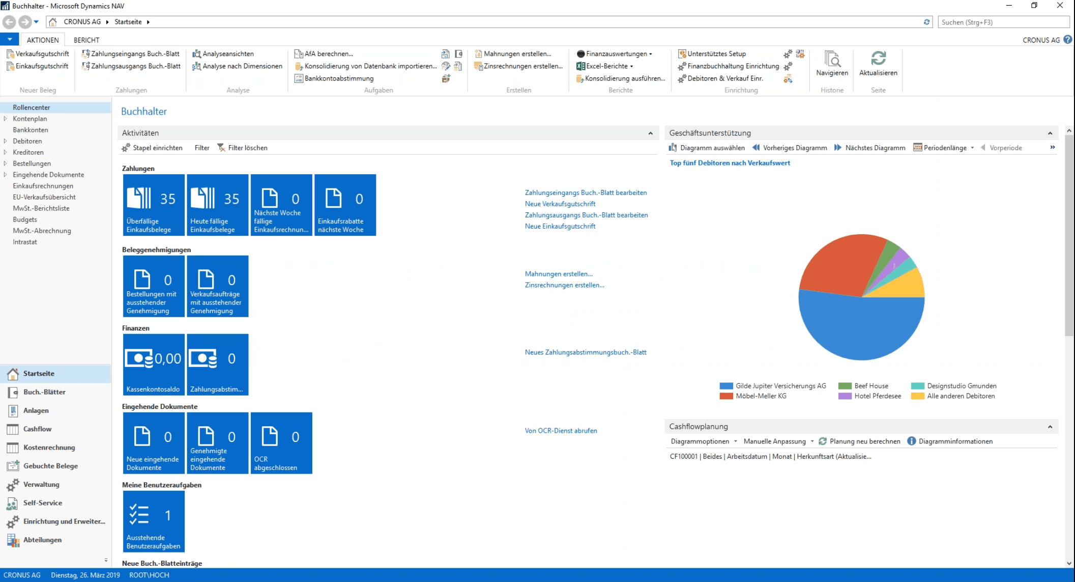 Microsoft Dynamics Nav Screenshot