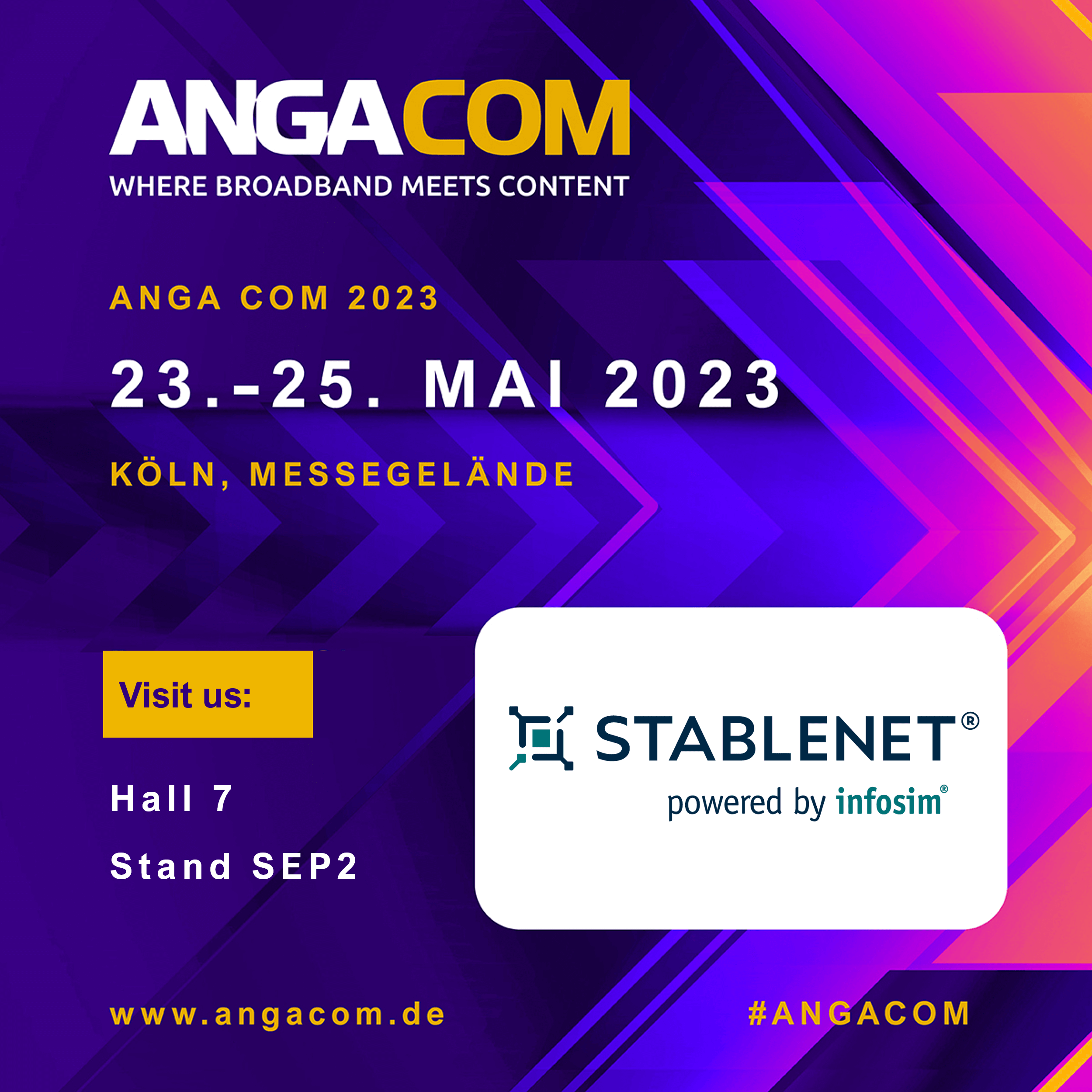 04 AngaCom Invite Infosim Nacht